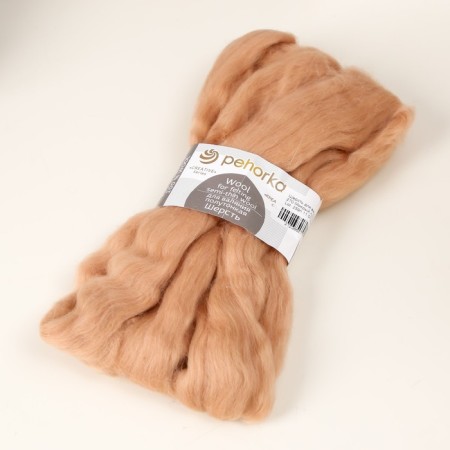 Fasting wool 100% half -toned wool 50g (270 wet sand)-1