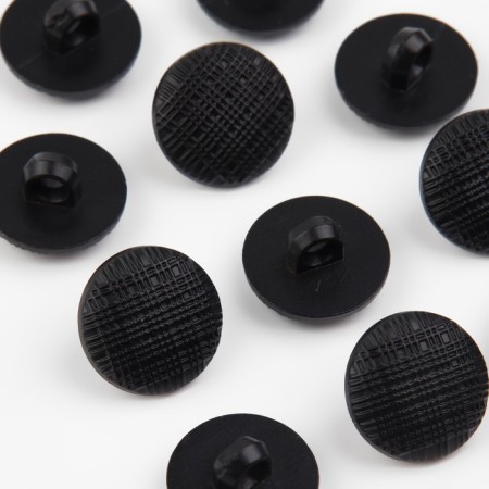 Button on the leg, d = 15 mm, the color is black-1