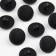 Button on the leg, d = 15 mm, the color is black