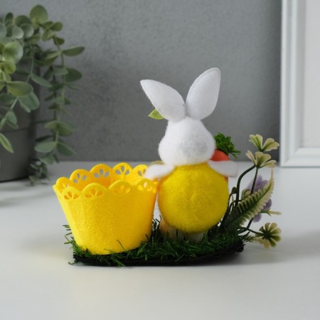 Souvenir "Bunny with carrots near the basket" 5x11.5x13.5 cm-3