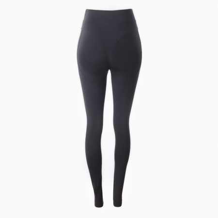Women's legins with an insert of Minaku, black color, rr 46-8