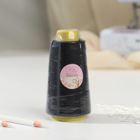 Threads 40/2, 3000 yard, black color-4