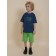 T -shirt for boys, height 140 cm, sea wave color