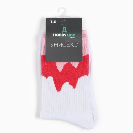 Women's socks, white color, size 36-40-4
