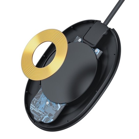 Wireless charger Baseus Jelly, 2 A, 15W, black-5