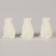 Miniature Puppet "White Bear", set of 3 pcs., Size 1 pc. - 2 × 2 × 3 cm
