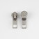 Automatic lock for metal zippers, No. 3, 10 pcs, Nickel color