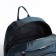 A backpack with a zipper, 5 outer pockets, pencil case, turquoise color