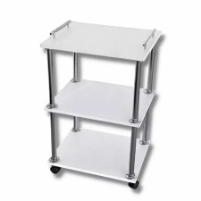 Cosmetic trolley, size 65 × 45 × 35 cm, white color