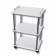 Cosmetic trolley, size 65 × 45 × 35 cm, white color