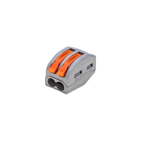 Universal terminal of QMS 222-412, 2-wire gray 0.08-2.5/4 mm² (blister 5 pcs/unit) Rexant 1080