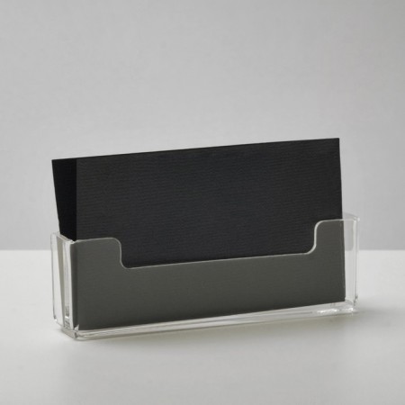 Business card stand, 9.8 × 1.8 × 3 cm, 2 mm plexiglass, in a protective film-2
