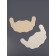 Stickers to support breast rn r 21*11cm steam on a clip of beige from