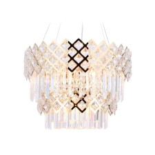 Люстра подвесная с хрусталём Ambrella light, Traditional, TR5275, E14, цвет золото