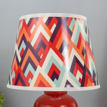 Table lamp "Abstraction" E14 15W Red Risalux-5