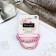 Hair elastic band "Paula" (set 2 pcs) weaving hearts, mix