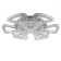Causteen with PDU 1096/6+3wt LED 378W Dimmer white 71x71x11 cm Bayerlux