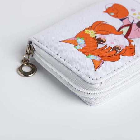 Children's wallet with lightning, white color-3