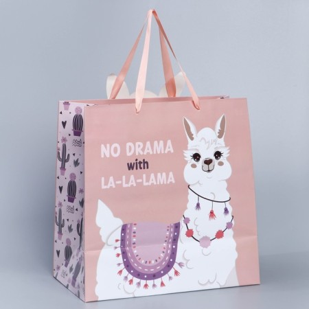 Gift package, packaging, Lama, 30 x 30 x 15 cm-2