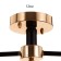 Causte "Alice" 2x60W E27 Black/gold 45x16x24cm