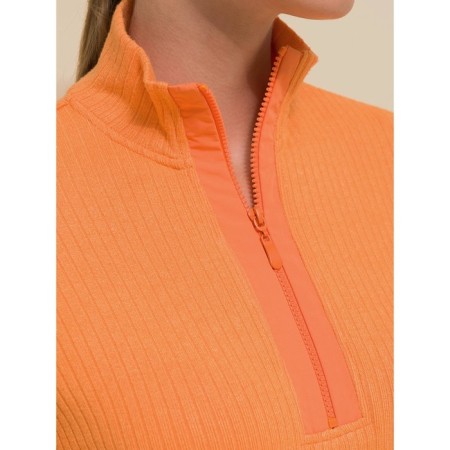 Female dress, size 46, orange color-6