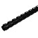 Plastic binding springs, d = 14mm, 100 pieces, sew 80-100 sheets, black, Geleos