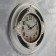 Wall clock, series: interior, "Difen", smooth move, D-62 cm