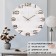 Watching clock, interior "classics", silent, d-34.5 cm, aa