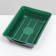 Deep toilet with a mesh of 36 x 25 x 9 cm, green/gray