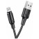 Cable Borofone BX41, microUSB - USB, magnetic, 2.4 A, 1 m, PVC braid, black