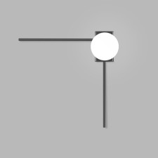 Wall lamp EUROSVET Fredo 40035/1, E14, 1x60W, 500x155x500 mm, color black pearls