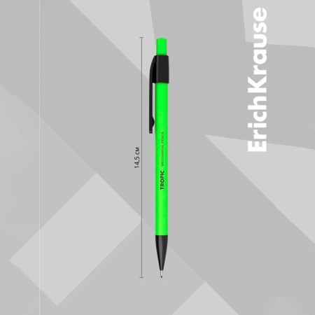 Mechanical pencil Erichkrause "Tropic", NV, Griffel D = 0.5 mm, Soft Touch coating, in a box, mix-2