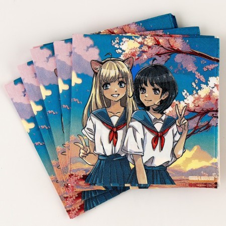 Paper napkins 25*25cm "Girls" (set 20 pcs)-2