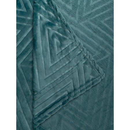 Texrepublic blanket, size 200x220 cm, turquoise color-5