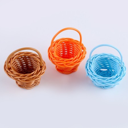 Puppet miniature "Basket", Mix colors-5