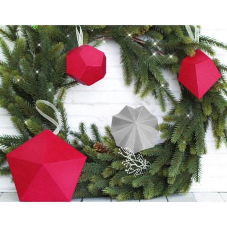 Set for creativity. Christmas tree decorations "Winter evening"-4
