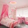 Lunar Light Chandelier LED 58W pink 50x50x60 cm Bayerlux