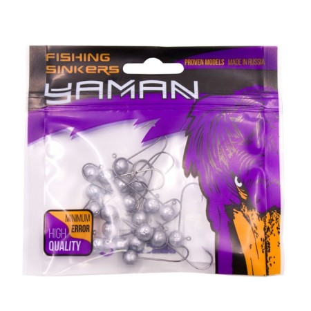 Jig ball without a neck Yaman, packaging 20 pcs., Hook Kumho 2312, 3.5 g-2