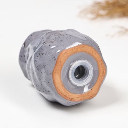 Set for spices Borisov Ceramics "Fog", Solonka, Listen, Stand, Ceramics, Gray-4