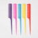 Comb with a tail, 21.5 × 2.5 cm, packing 20 pcs, color mix
