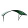 ARECHIC visor 165x80x104 cm with polycarbonate, base base is square 20 x 20 x 0.7 mm