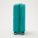 Middle suitcase 24 ", lightning department, code castle, 4 wheels, turquoise color