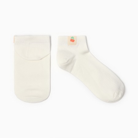 Women's socks shortened kaftan "cherry" r.36-39 (23-25 ​​cm)-1