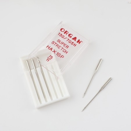 Needles for household sewing machines, for super-glass, No. 75, 5 pcs-1