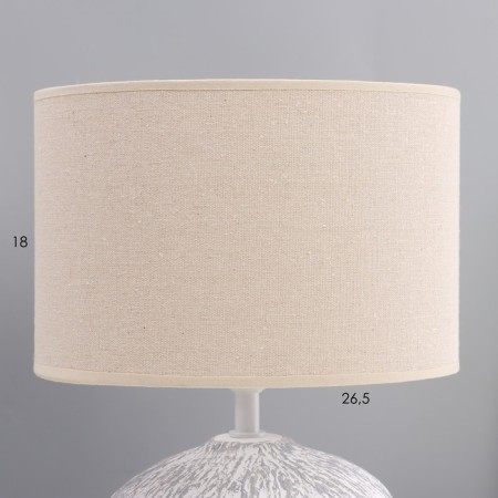 Camelia table lamp E27 40W white-gray 27.5x27.5x39.5 cm Risalux-2