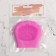 Washing brush, silicone, 8 × 8 cm, color mix