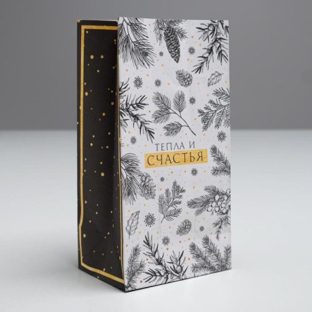 A package without handles "heat and happiness", 10 x 19.3 x 7 cm, New Year-1