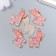 Decor for creativity metal, enamel "Multi -colored donkey" 2.1x2.7 cm