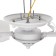 Chandelier 2788/6 E27 40W white 90x60x26 cm Bayerlux