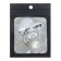 Set: Nipple - Orthodontic dummy with the holder "Bear", with a cap, from 6 months, silver, rhinestones